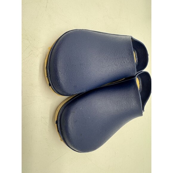 Lacrosse Unisex Slip On Super Birki Clog Shoes Size 8 Blue Beige Casual Footbed - Picture 4 of 12